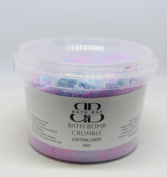 COTTON CANDY BATH BOMB CRUMBLE