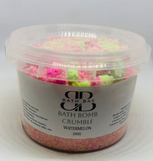 WATERMELON BATH BOMB CRUMBLE