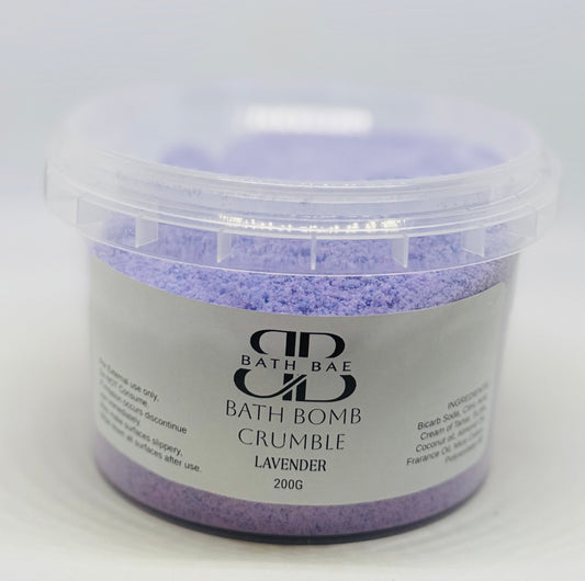 LAVENDER BATH BOMB CRUMBLE