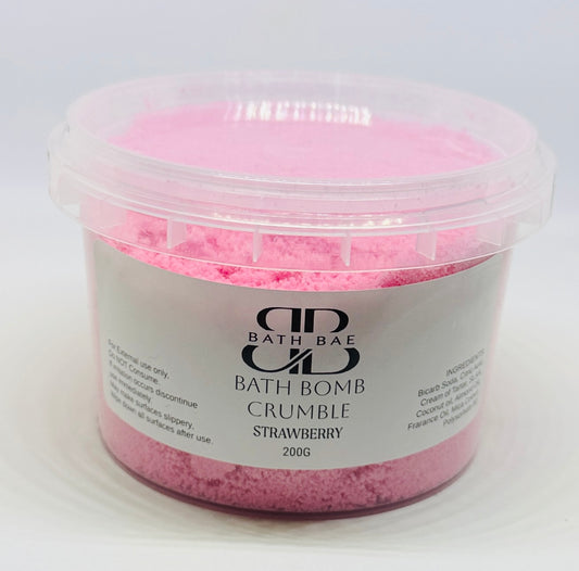 STRAWBERRY BATH BOMB CRUMBLE