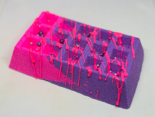 BLACK RASPBERRY AND VANILLA WAFFLE BATH BOMB