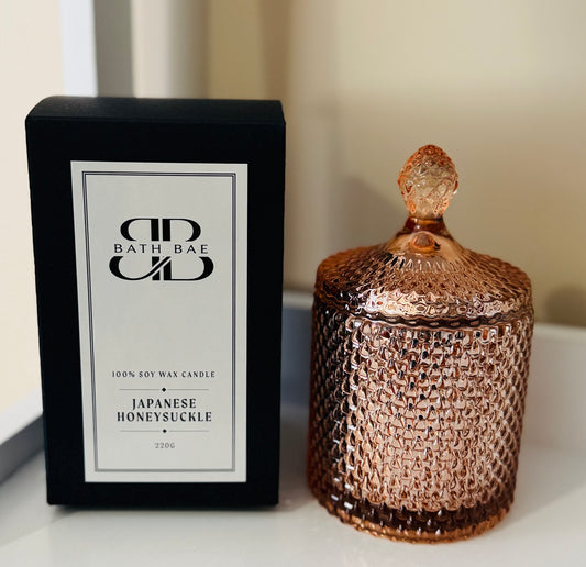 ROSE GOLD SOY WAX CANDLE 220G