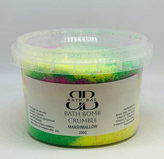 MARSHMALLOW BATH BOMB CRUMBLE
