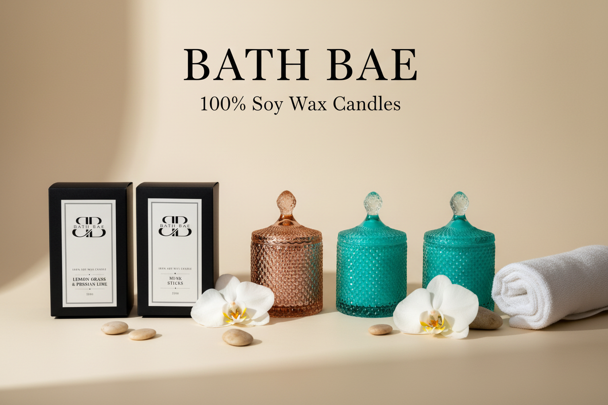 Bath Bae Candle Banner